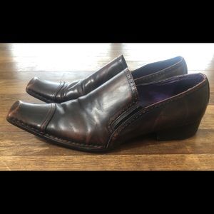 Men’s Aldo Pointed Square Slip on shoe Sz 10.5